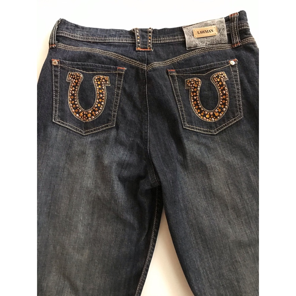 Lawman Women’s Western Denim Bootcut Jeans Size 7 Juniors